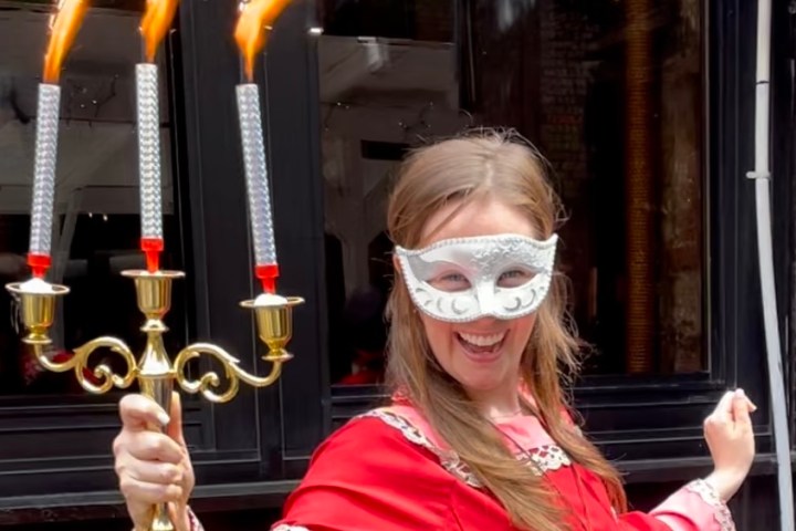 a person taking a selfie